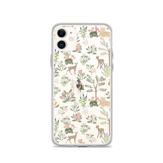 Menagerie Clear iPhone Case