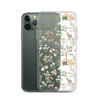 Menagerie Clear iPhone Case