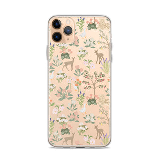 Menagerie Clear iPhone Case