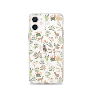 Menagerie Clear iPhone Case