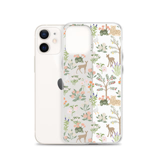 Menagerie Clear iPhone Case