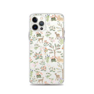 Menagerie Clear iPhone Case