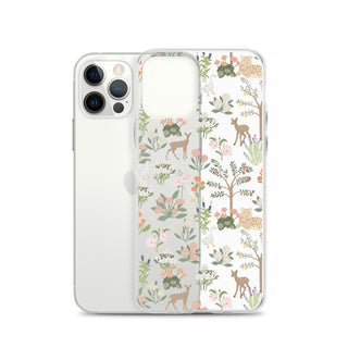 Menagerie Clear iPhone Case