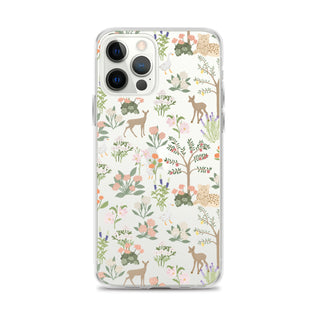 Menagerie Clear iPhone Case