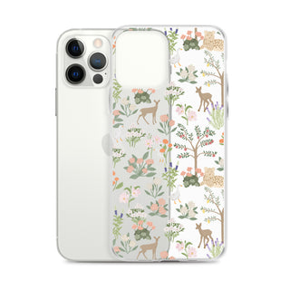 Menagerie Clear iPhone Case