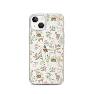 Menagerie Clear iPhone Case