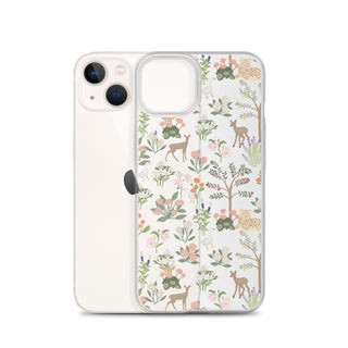 Menagerie Clear iPhone Case