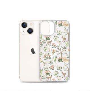 Menagerie Clear iPhone Case