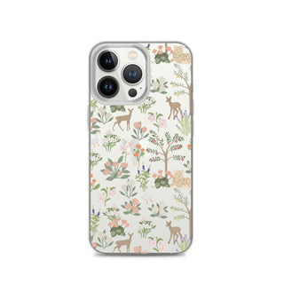 Menagerie Clear iPhone Case