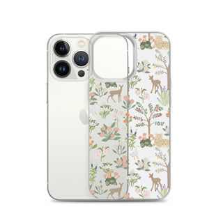 Menagerie Clear iPhone Case