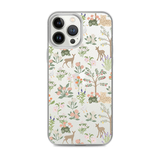 Menagerie Clear iPhone Case