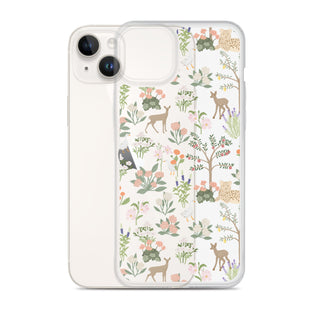 Menagerie Clear iPhone Case