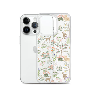 Menagerie Clear iPhone Case