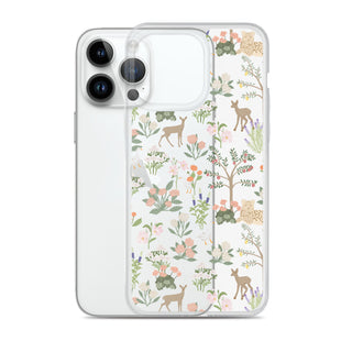 Menagerie Clear iPhone Case