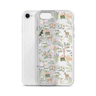 Menagerie Clear iPhone Case