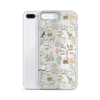 Menagerie Clear iPhone Case