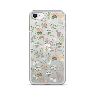 Menagerie Clear iPhone Case