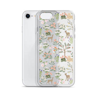 Menagerie Clear iPhone Case