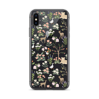 Menagerie Clear iPhone Case