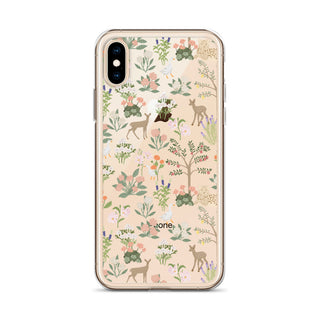 Menagerie Clear iPhone Case