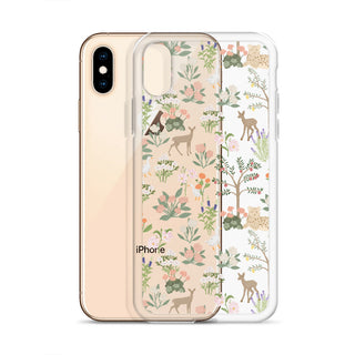 Menagerie Clear iPhone Case