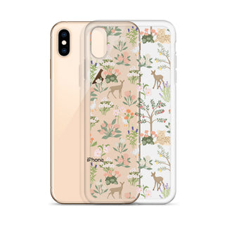 Menagerie Clear iPhone Case